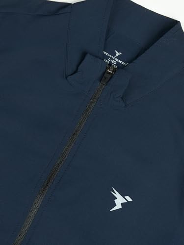 Image of TECHNOSPORT Men's Polyester Regular Lightweight Woven High Neck Sporty Jacket (PM-86)