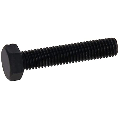 Image of Aicosineg 50Pcs M5 x 25mm Carbon Steel Grade 8.8 External Hex Head Screw Bolts Metric Thread Hexagon Bolts Fastener Hex Bolts for Hardware Furniture Machinery Black 1.12x0.31x0.31inch