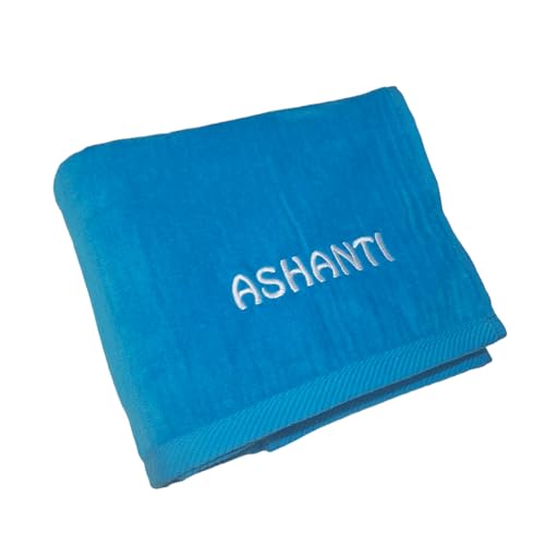 AmiAmarena Telo mare personalizzato con nome ricamato. Telo per...