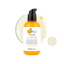 FARMSTAY Citrus Yuja Vitalizing Serum Vitamin C Glowing Serum with Niacinamide for Dry & Sensitive Skin, Moisturizing & Rejuvenating Radiant Skin Care, Korean Skin care, for Women & Men, 3.38 fl oz
