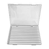 B Baosity Acrylic Box Charm Beads Bracelet Rings Holder Beads Crafting Rectangle Jewelry Display Tray for Jewelry Designers Gift, Extra Large, Clear