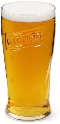 Carling Personalised Half Pint Glass, Engraved Gift - Enter Your Own Custom Text