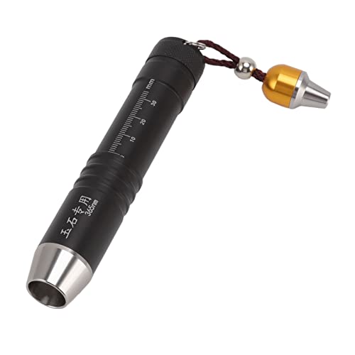 Lampe d'identification triple source de lumière en aluminium durable pour l'expertise de bijoux