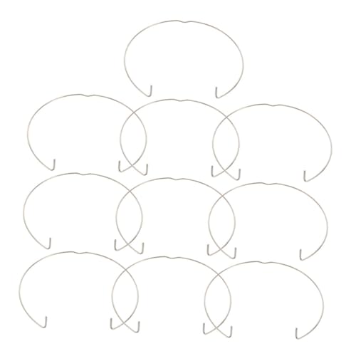 Homoyoyo Downlight Retaining Clamp 10pcs Lighting Spring Clips Securing Clamps for Panel Lamp Iron Retaining Buckle