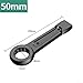 12-Point Heavy Duty Wrench for Car Repair, 24mm-60mm Nut Wrench, High Carbon Steel Industrial-Grade Tool, Rust Resistant Phosphatized Finish（50mm）