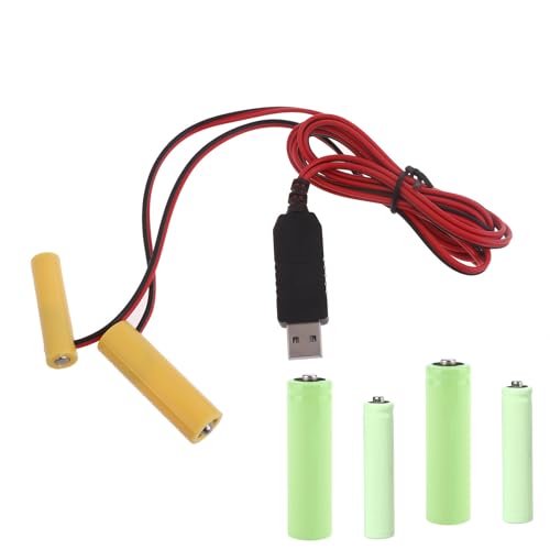 Gissroys 1 en 2 4 5 V batería AA cable sustituye a 3 unidades 1 5 V AA + pilas para luz LED adaptador electrónico