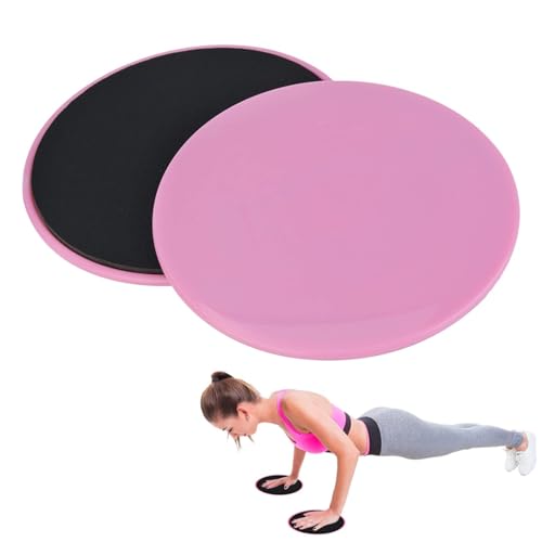 Agatige Core Sliders, 2PCS Ejercicio Deslizante Disco Deslizante Fitness Core Slider Sport Equipo de Entrenamiento de Cuerpo Completo para Abdominales, Ejercicios en el Hogar