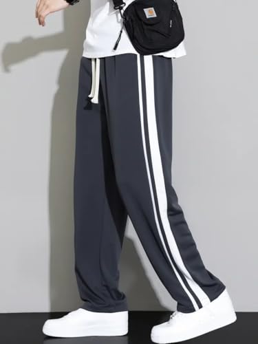 Image of Track Pants for Men - Modern, Stylish, Comfortable & Stretchable Athletic Joggers for Casual & Gym Wear