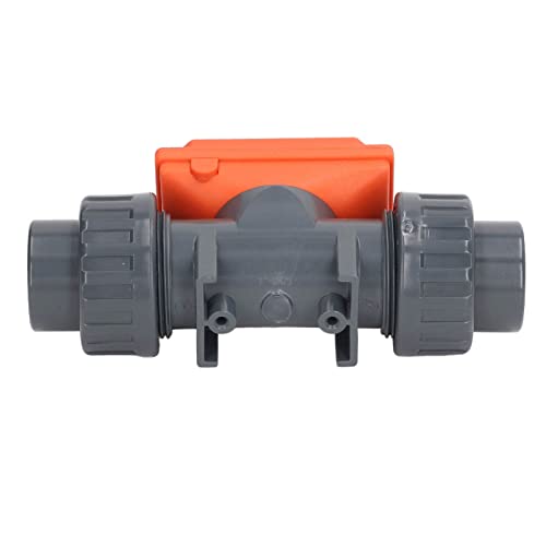 Digital Display Water Flowmeter UPVC Liquid Meter 10-150 L/min for Farmland Irrigation Water Plant Fish Pond