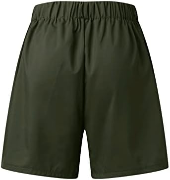 Short D'hiver Pour Femme En Polaire - Taille élastique Avec Cordon - Poches Latérales - Couleur Kaki - Confort Sport Décontracté - 3