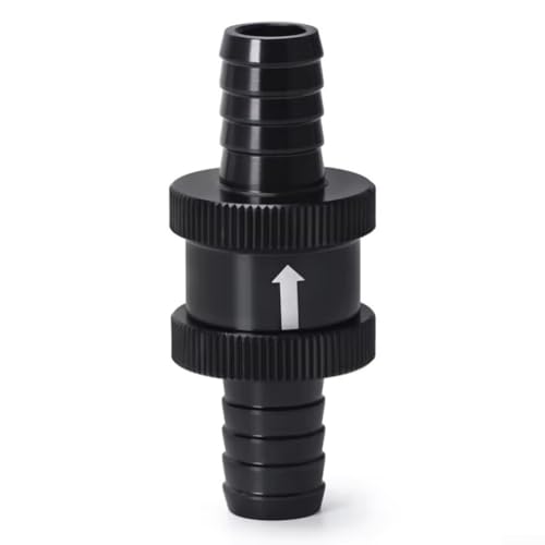 One Way Fuel Check Valve Non Return Valve Aluminum Alloy for Diesel and Petrol Engines Fits Automotive Fuel Lines Multiple Sizes (12mm)