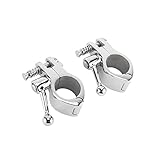 Mxeol Bimini Rail Mount Hinge 7/8 Inch W/Boat Pin Quick Release Stainless Steel Pair