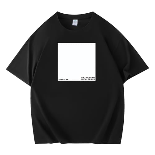 Foweknow T-shirt lumineux pour homme et femme - Design interactif et lumineux - Avec tableau à colorier phosphorescent - Pour fête rave, festival, tenue...