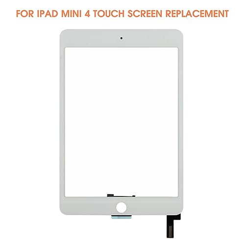 Screen Replacement for iPad mini 4 Touch Screen Digitizer for iPad mini 4 Touchscreen Glass Panel A1538 A1550 with Repair Tools (Without Home Button, Not LCD Display) - Thumbnail 2