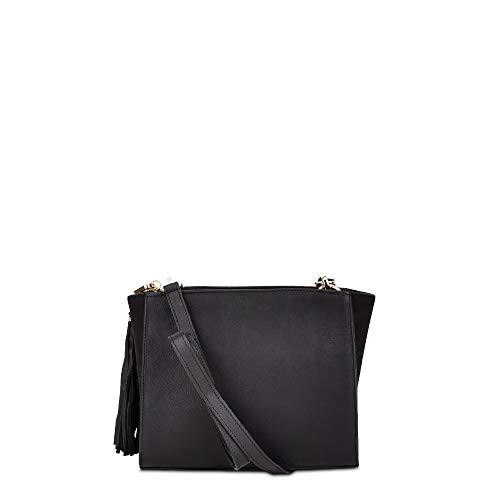 Cuadra Women's Crossbody Bag in Genuine Stingray Leather Black4