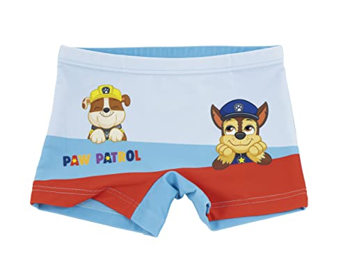 Paw Patrol Bañador Niño, Slip Cortos de Natación Infantil, Bañador Bóxer para Niños, Shorts de Baño de La Patrulla Canina, Talla 6 Años - Azul