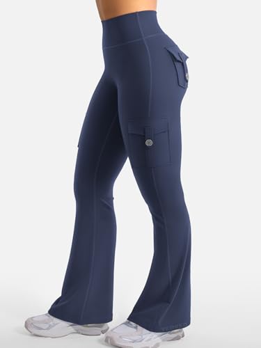 Image of YEOREO CoreFlex Women Workout Flare Leggings
