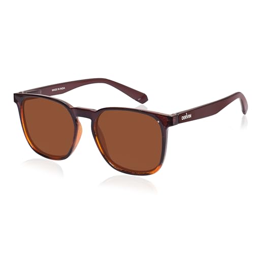 Image of Dervin Square Polarized UV Protected Sunglasses for Men and Women