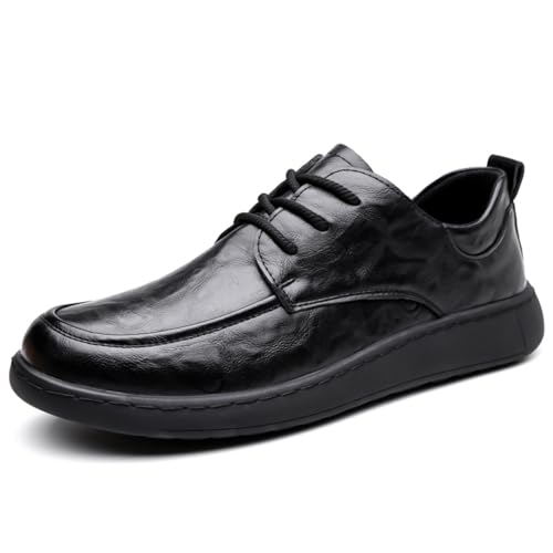 Men's Business Formal Leather Shoes, Men's Casual Office Shoes, Men's Thick - Soled lace - up Comfortable Oxford Formal Gentleman Shoes