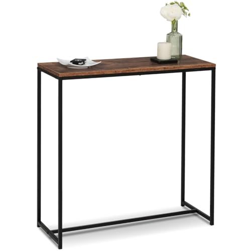 IDMarket - Console Dayton Plateau Effet Vieilli Design Industriel