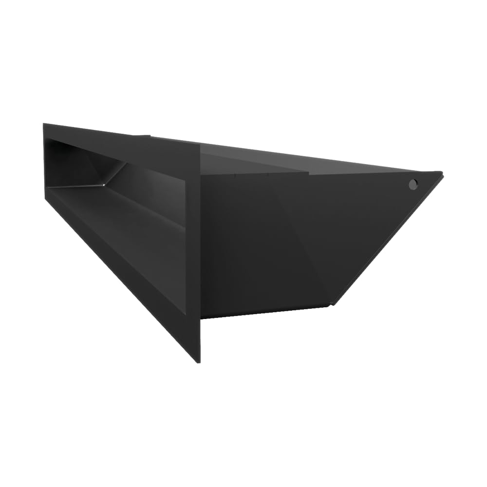 KRATKI Zestaw kratka kominkowa prosta LUFT 9X60cm Do kominka z szybą prostą 3 szt.