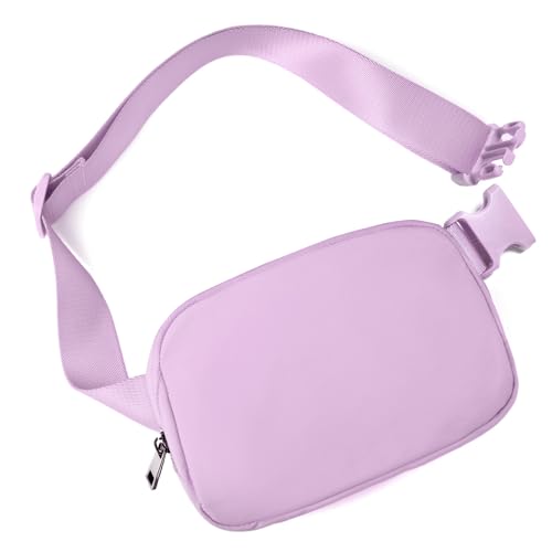 Gitus Belt Bag for Women Fanny Pack Crossbody Bags Fashion Waist Packs with Adjustable Strap Gifts for Women Men (Lavender)