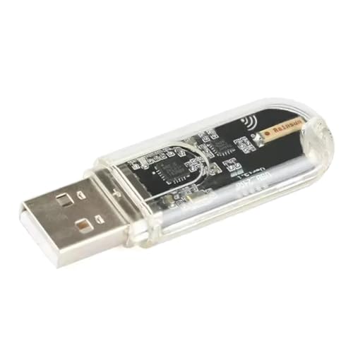 Ohulelks Módulo de Puerto Serie USB Dongle WiFi Inalámbrico NRF24L01 Módulo de Comunicación Inalámbrica WiFi 2.4G Transmisor