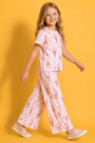 Image of TotzTouch Night Dress Kids Girls - Soft, Comfy & Adorably Stylish Printed Pyjama Set Age 6 Months to 15 Years