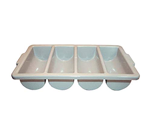 Winco PL-4B 4-Compartment Cutlery Bin