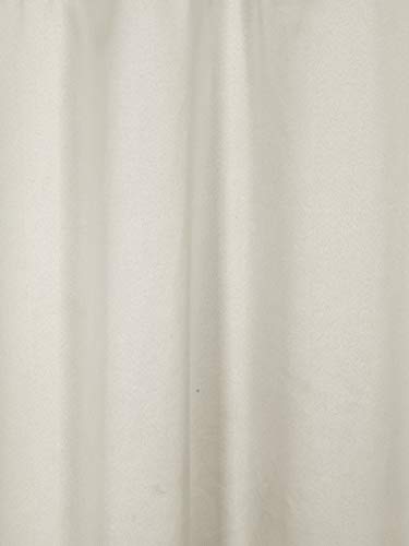 Image of Home Sizzler 1 Piece 100% Blackout Eyelet Polyester Door Curtain, 7ft, Cream