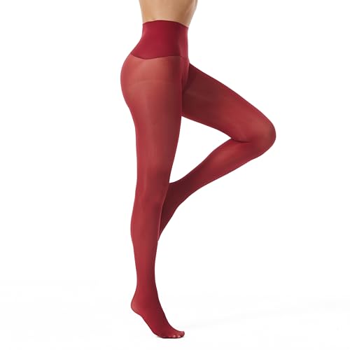Image of Frola Oil Shiny Stockings Pantyhose 360Seamless Crotch High Waist Smooth Tights for Women