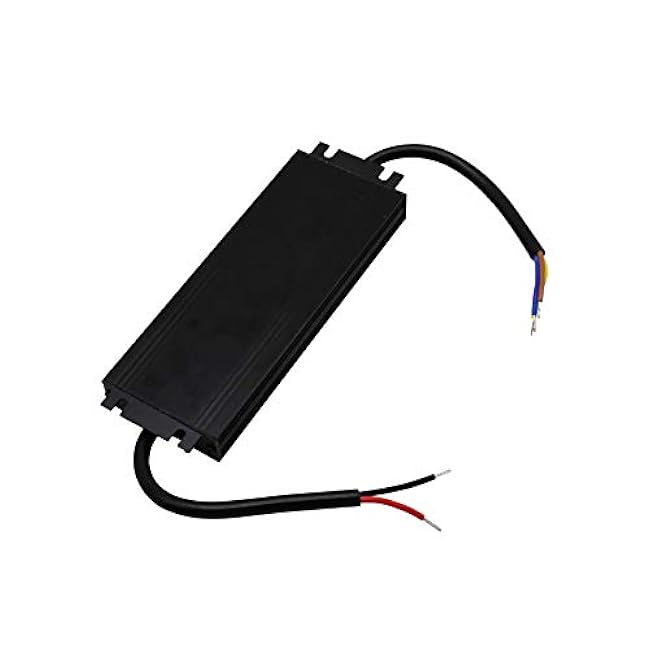 Power Supply 12VDC 10A 120W Waterproof IP67 Outdoor Aluminum 18mm Slim 110V 120V 12V Converter Constant Voltage for DC 12Volt LED Strip Lights Signs (CLPS120-W-12)