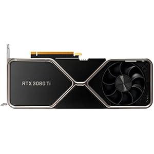 Geforce RTX 3080 Ti 12GB GDDR6X PCI Express 4.0 Tarjeta gráfica Titanio y Negro (Renovado)