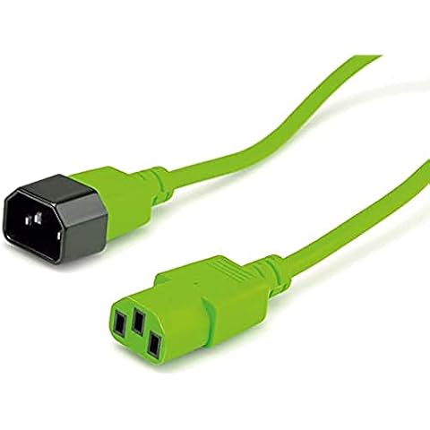 ROLINE Apparatus Connection Cable IEC 320 C14 - C13 Green 3m Cover