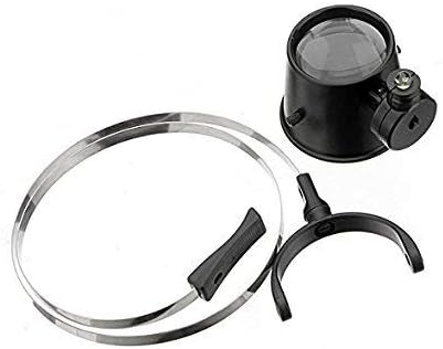 Miniatura 2 de 15X lupa lente diadema lupa joyero reloj reparación lupa con lupa de ojo LED