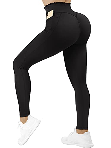 OMKAGI Pantalon de yoga avec poches Cover