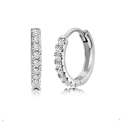 Image of Chanteur Hypoallergenic Huggie Earrings for Girls & Women - Small Hoop Design, Perfect for Teens & Kids
