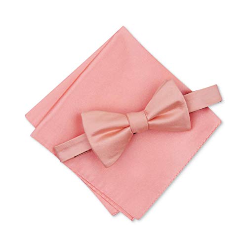 Pañuelo y corbata satinada para hombre Alfani naranja