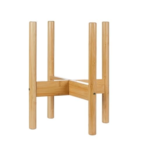 Soporte para plantas, soporte para plantas, soporte de madera para plantas, soporte para macetas, para interiores y exteriores, sala de estar, balcón, estante para plantas