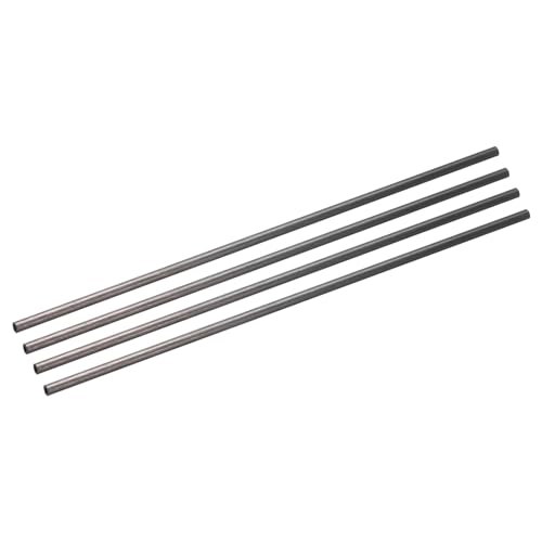 QUARKZMAN 4 Stück Kohlefaserrohr 2 X 3 X 200 Mm – Pultrudiert, Hochfest, Für RC-Flugzeuge, Quadcopter-Arme Und Modellbau