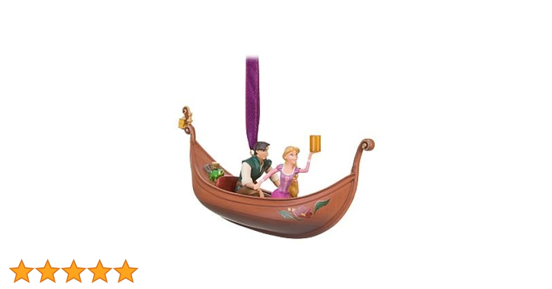 ディズニー　プリンセス　ラプンツェル　ベル　オーナメント　2個セット　ガラス ラプンツェル ディズニープリンセス ステンドガラス 贈り物