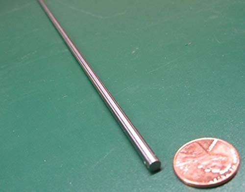 1055 Carbon Steel Hardened Shaft 4mm Diameter x 400mm Long 2 pcs