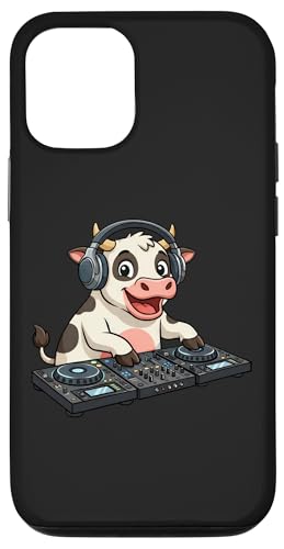 DJ Cow ����e�N�m�t�@�[���p�[�e�B�[�f�U�C�� �X�}�z�P�[�X iPhone 12/12 Pro �p
