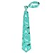 MZERSE Ties for Men Boys Wedding Dance Prom, Fashion Skinny Neck Tie Mint Grey Navy Blue Bear Moose Arrow Pattern