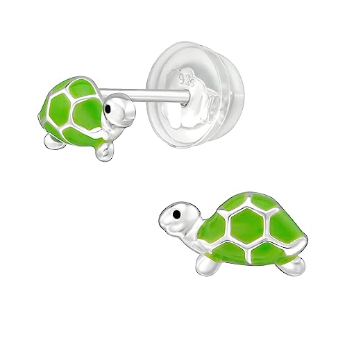 925 Sterling Silver Children's Cute Animal Stud Earrings