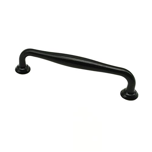 Txinmin Home Flat Black Cabinet Drawer Pulls - 5 Inch Screw Spacing - Pack of 8 - Subtle Arch Cabinet Bar Handles Hardware