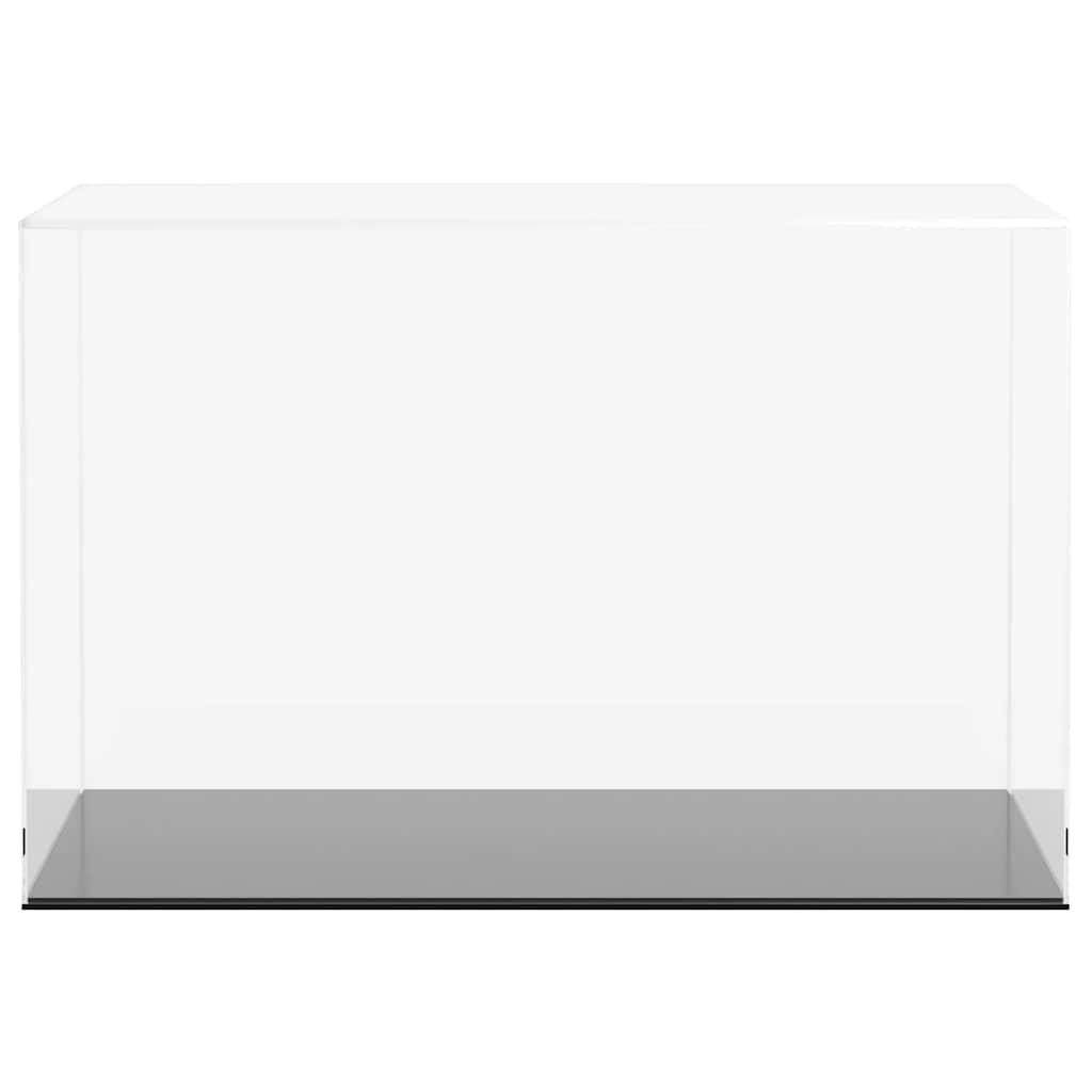 vidaXL Vitrine, Schaukasten Staubschutz, Sammlervitrine für Sammlerstücke Spielzeug Figuren, Ausstellungsbox Acrylbox, Transparent Acryl