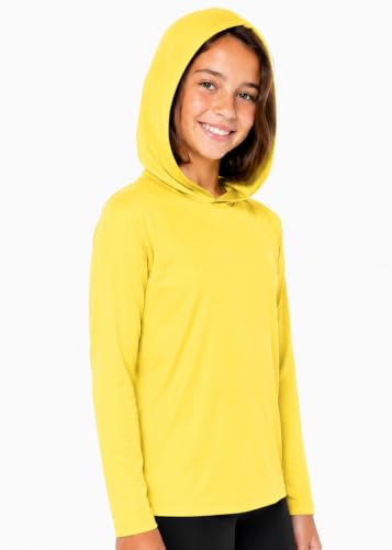 Image of Shirts for Girls Long Sleeve Crew Neck Top, Hoodie or 3 /4 Sleeve Soft Stretch Kids Lightweight Size 2-16