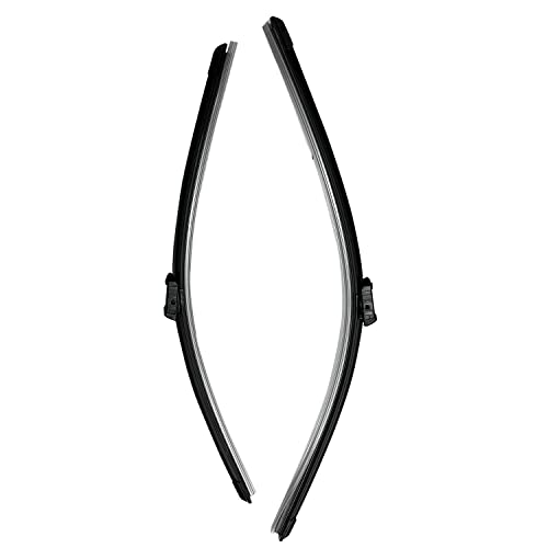 Image of Oshotto Frameless (O.E.M Type) Wiper Blades Compatible with Jaguar XE (26 inch / 18 inch)