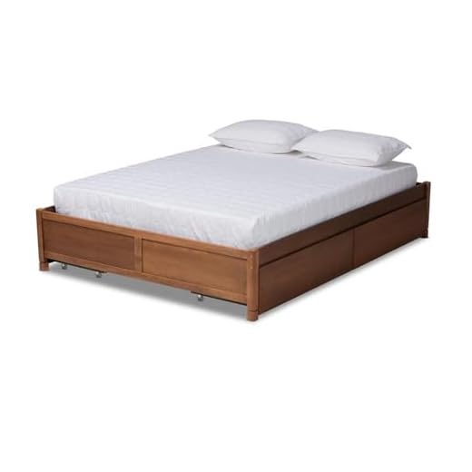 Queen Size Platform Storage Bed